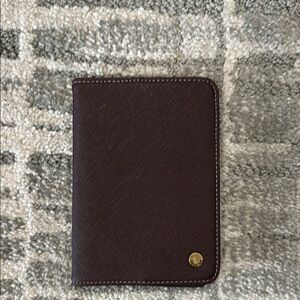 Elegant Brown Leather passport holder